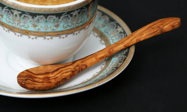 Petite Powerhouse: Olive Wood Tea Spoon