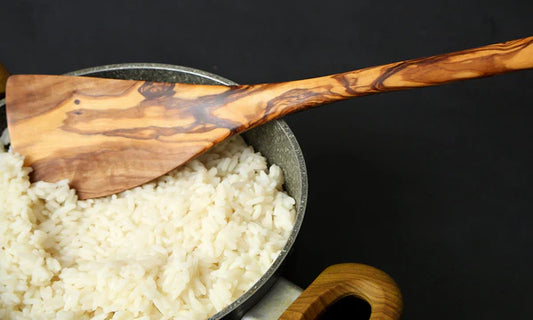 Olive Wood Curved Spatula!