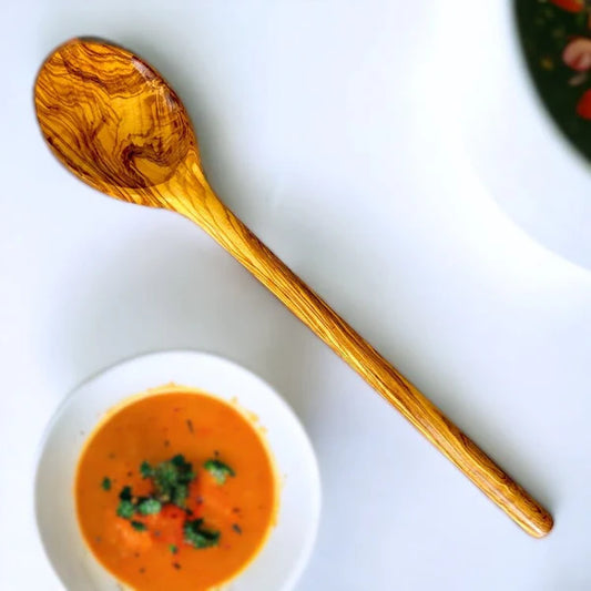 Olive Wood Rice Cooking Spoon 37 cm, wooden spoon