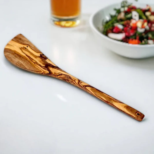 Olive Wood Curved Spatula!